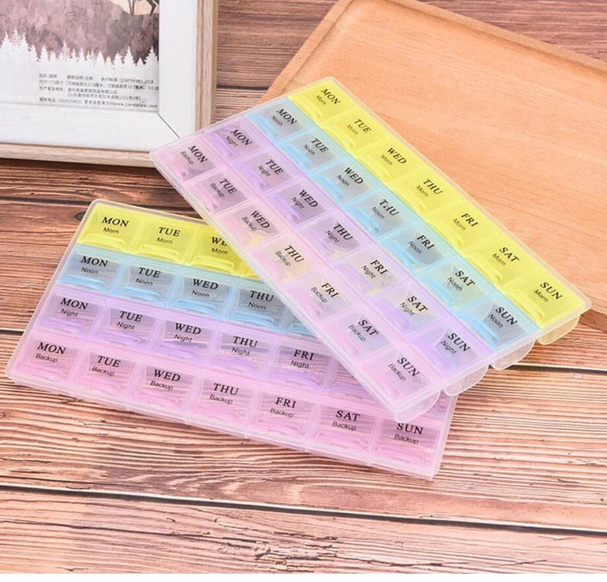 Portable Medicine Storage Organizer, Outdoor Travel Pill Protect Container, Splitters Pill Case Holder, Weekly Portable Medicine Storage Container Portable Medicine Storage Organizer, Outdoor Travel Pill Protect Container, Splitters Pill Case Holder, Weekly Portable Medicine Storage Container